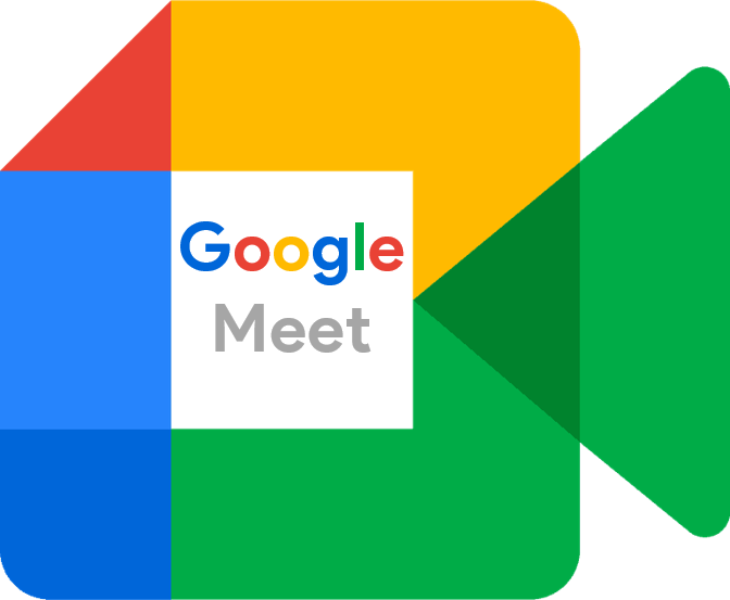 logomarca google meet colorido